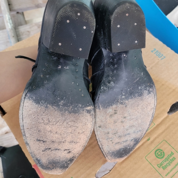 John Fluevog Luana Autry Western Leather Boots 10 - Picture 6 of 9